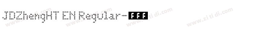 JDZhengHT EN Regular字体转换